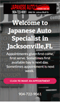 Mobile Screenshot of jacksonvillejapaneseautospecialist.com